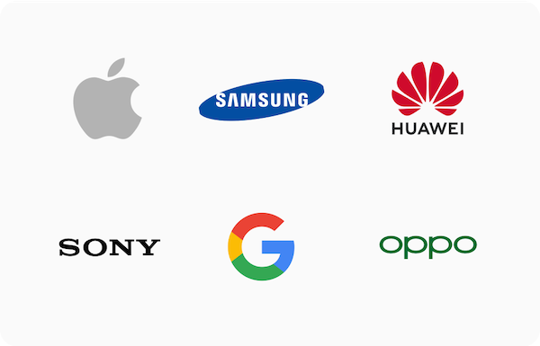 Logos de marcas e processo de instalação